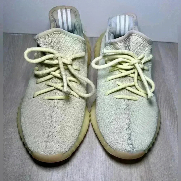 Adidas Yeezy Boost 350 v2 Butter Athletic Shoe, Men kids Sz 6 Knit, Gum Sole main image 8